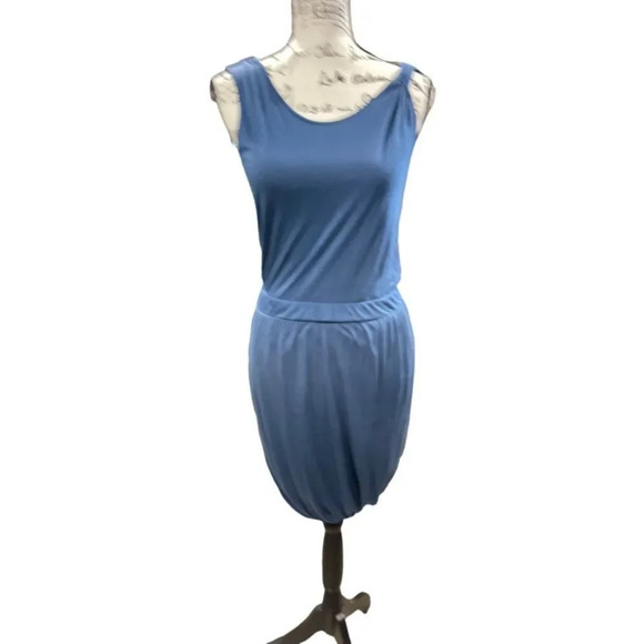 Beautiful Theory dress sz Small/petite dusty blue EUC - Picture 4 of 8